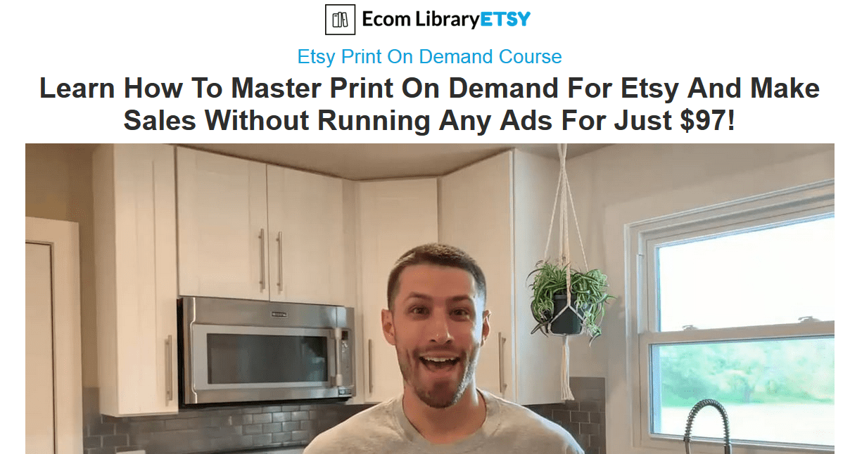 [SUPER HOT SHARE] Justin Cener – Print On Demand For Etsy + Templates Download