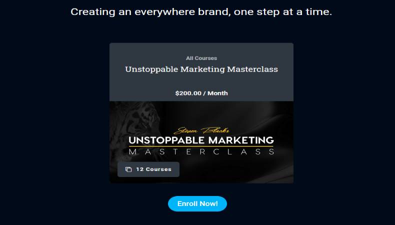 [SUPER HOT SHARE] Unstoppable Marketing Masterclass Download