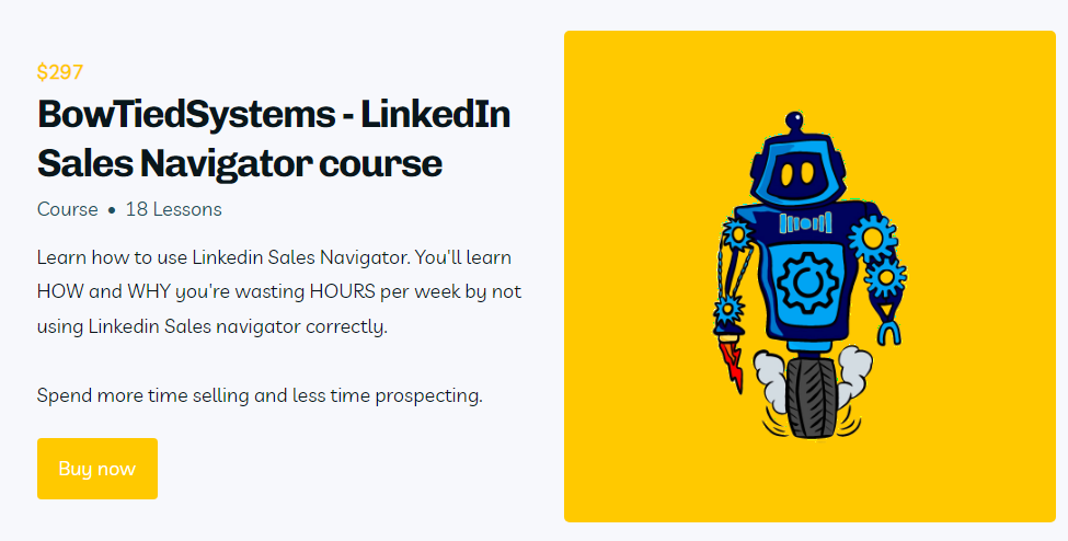 BowTiedSystems – LinkedIn Sales Navigator Course Download